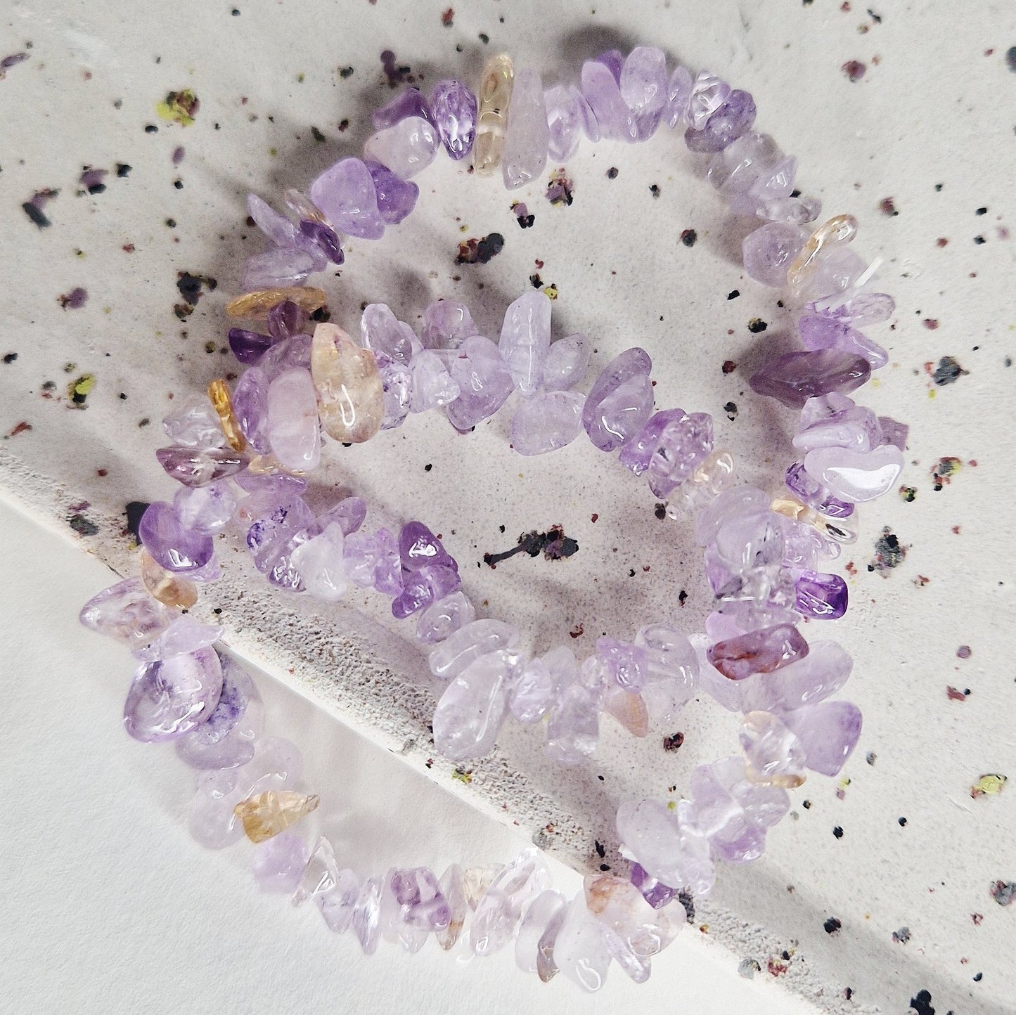 Ametrin-Splitterarmband