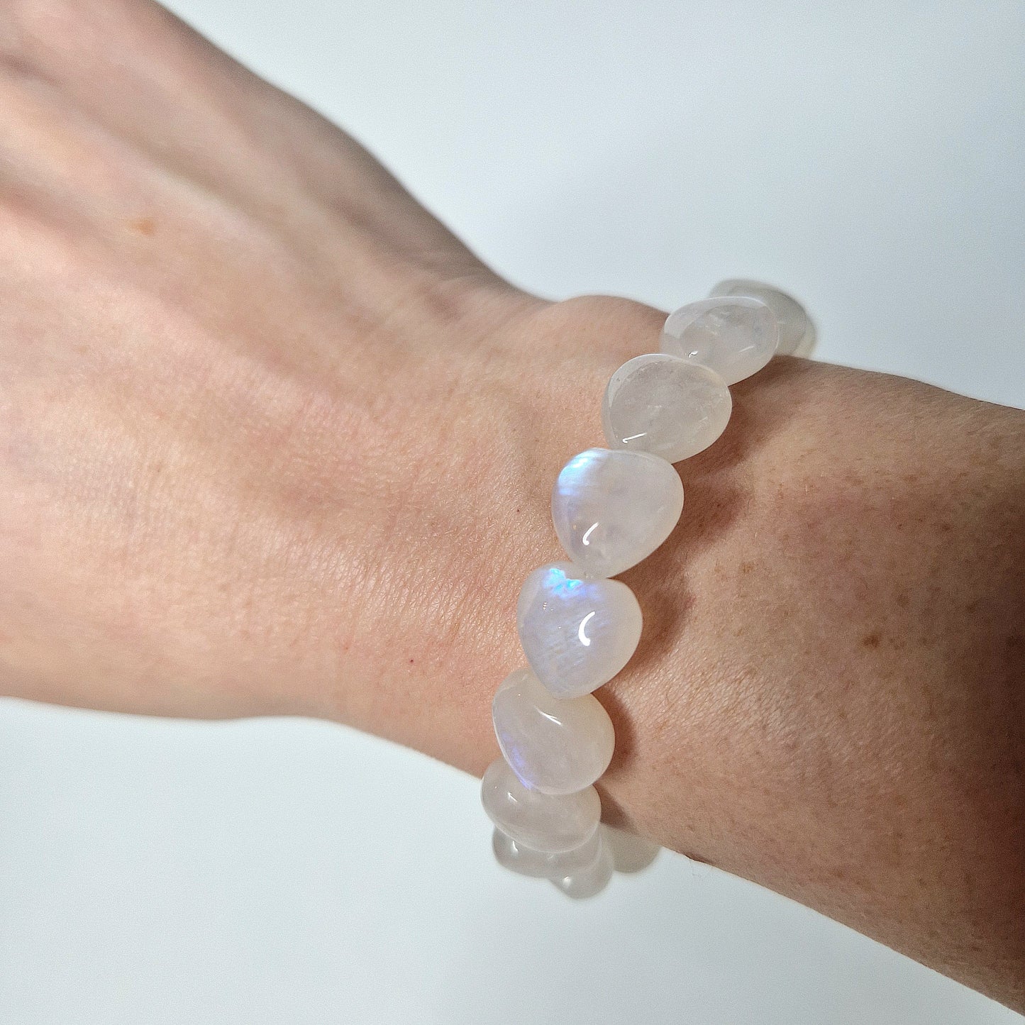 Moonstone Heart Bracelet