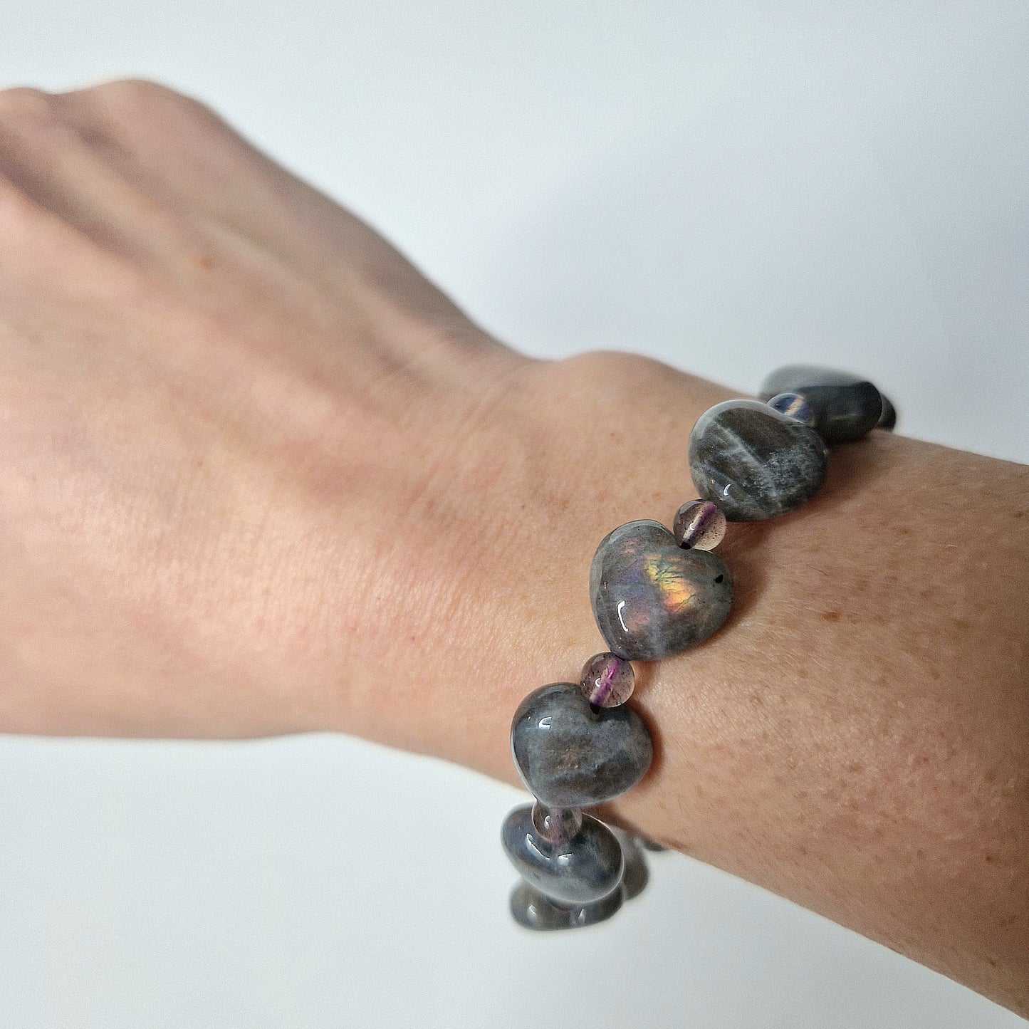 Labradoriet Hart Armband