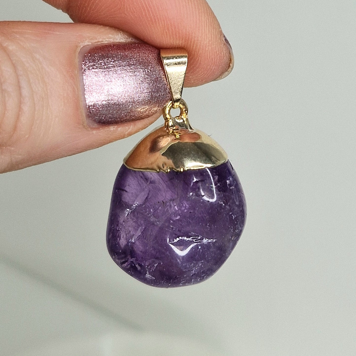 Amethyst Polished Pendant
