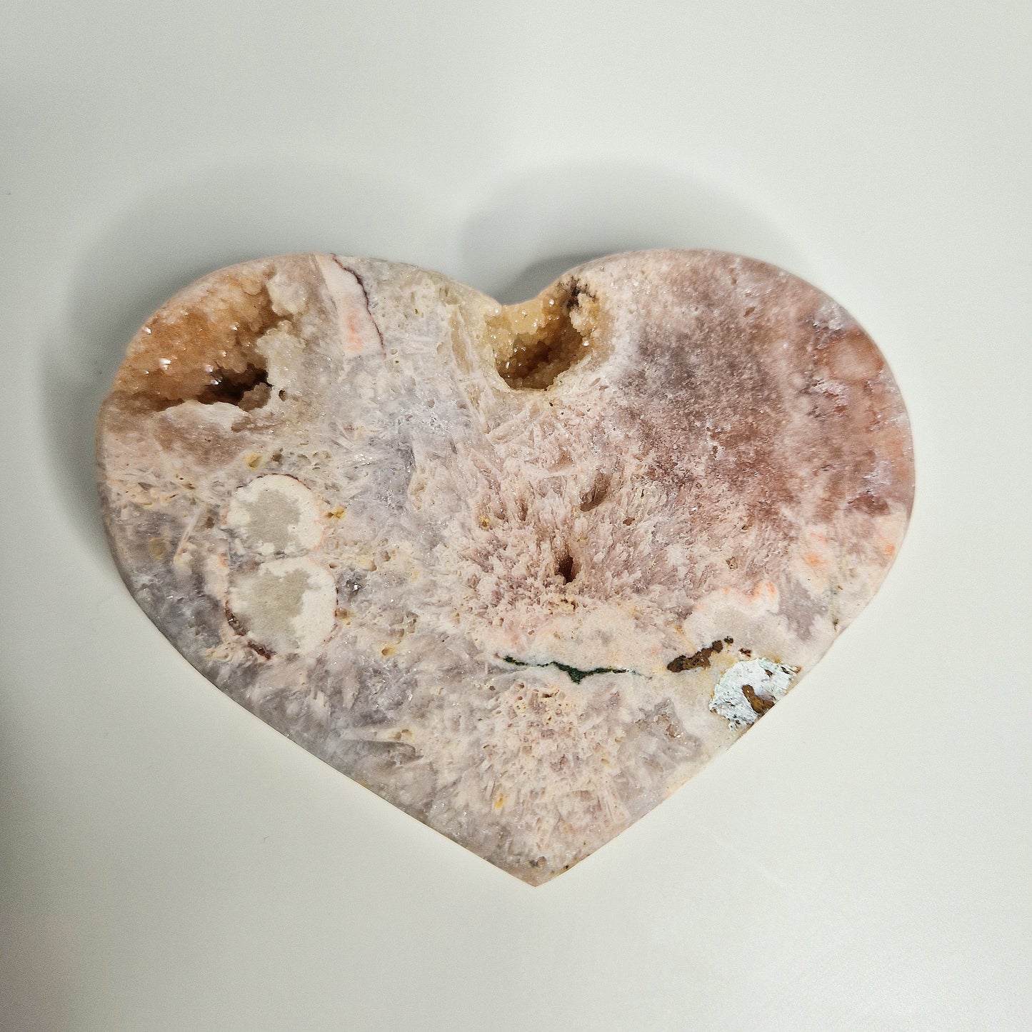 Pink Amethyst Heart