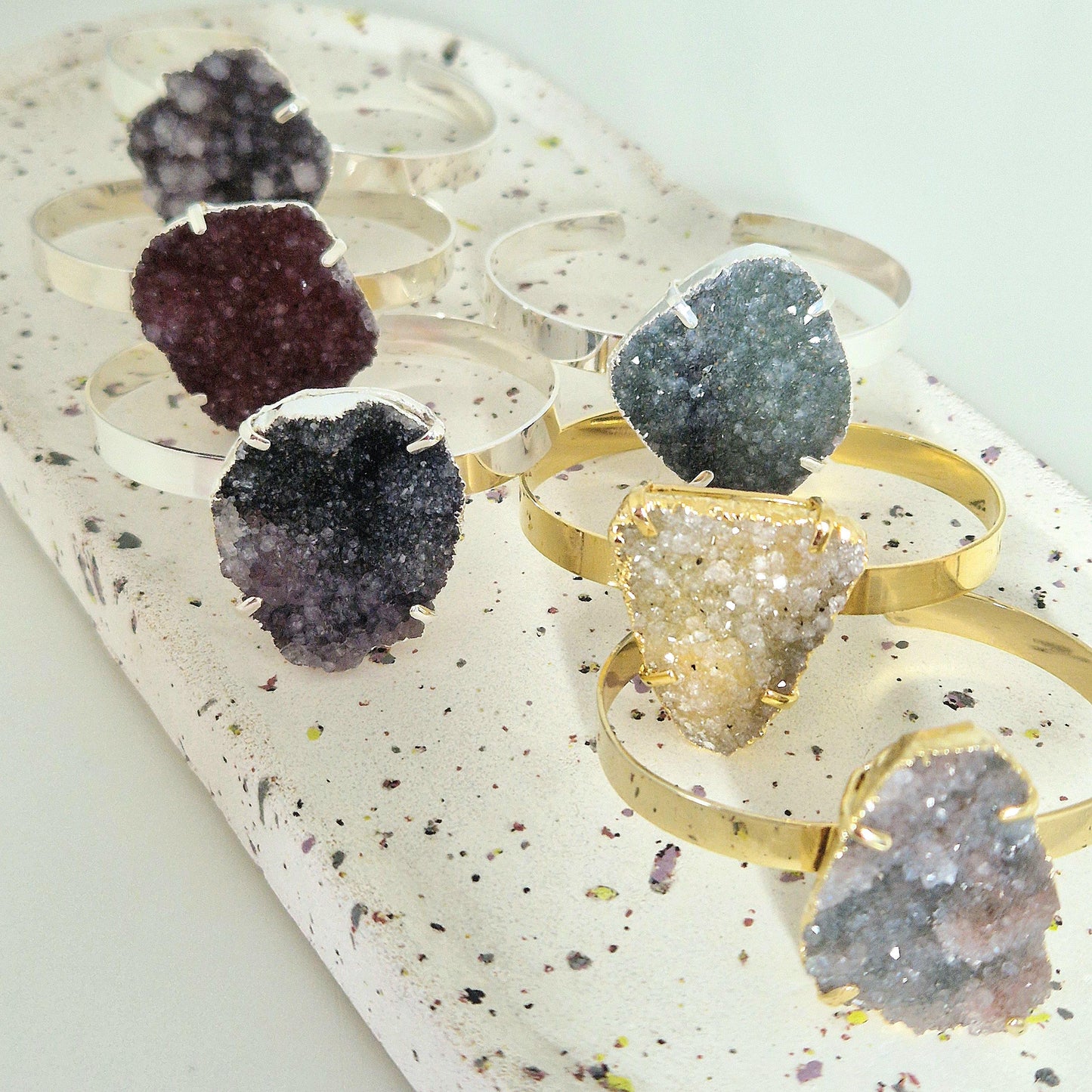 Rainbow Amethyst Bracelet - Freeform