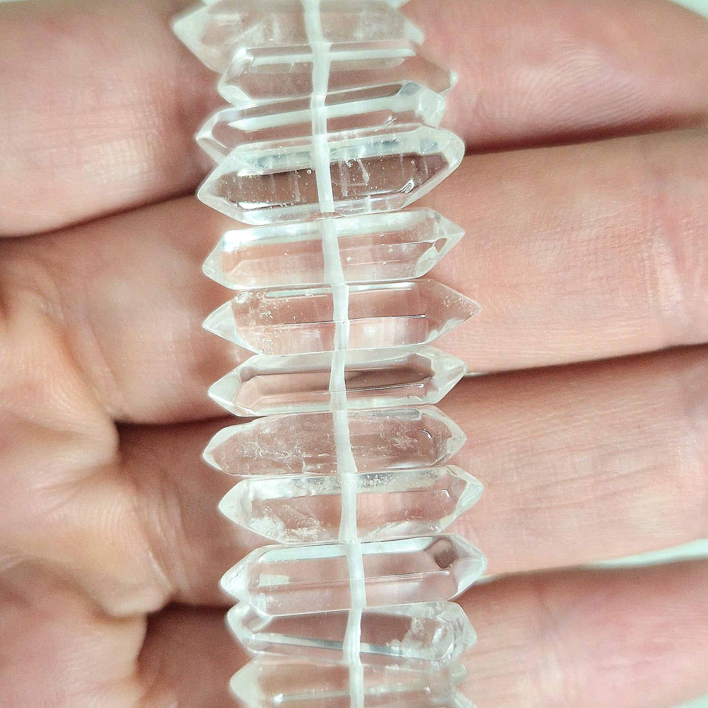 Bergkristall DT Perlen Armband