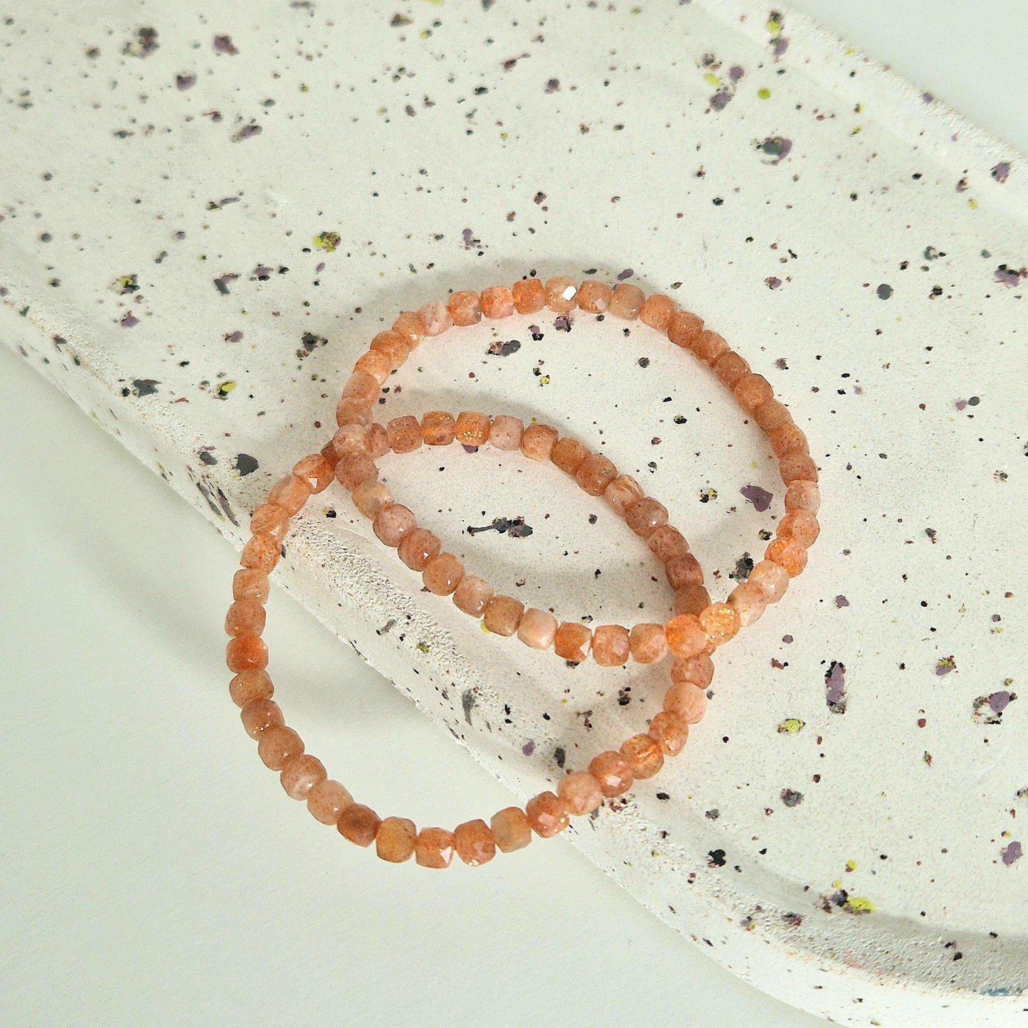 Sunstone Faceted Bracelet