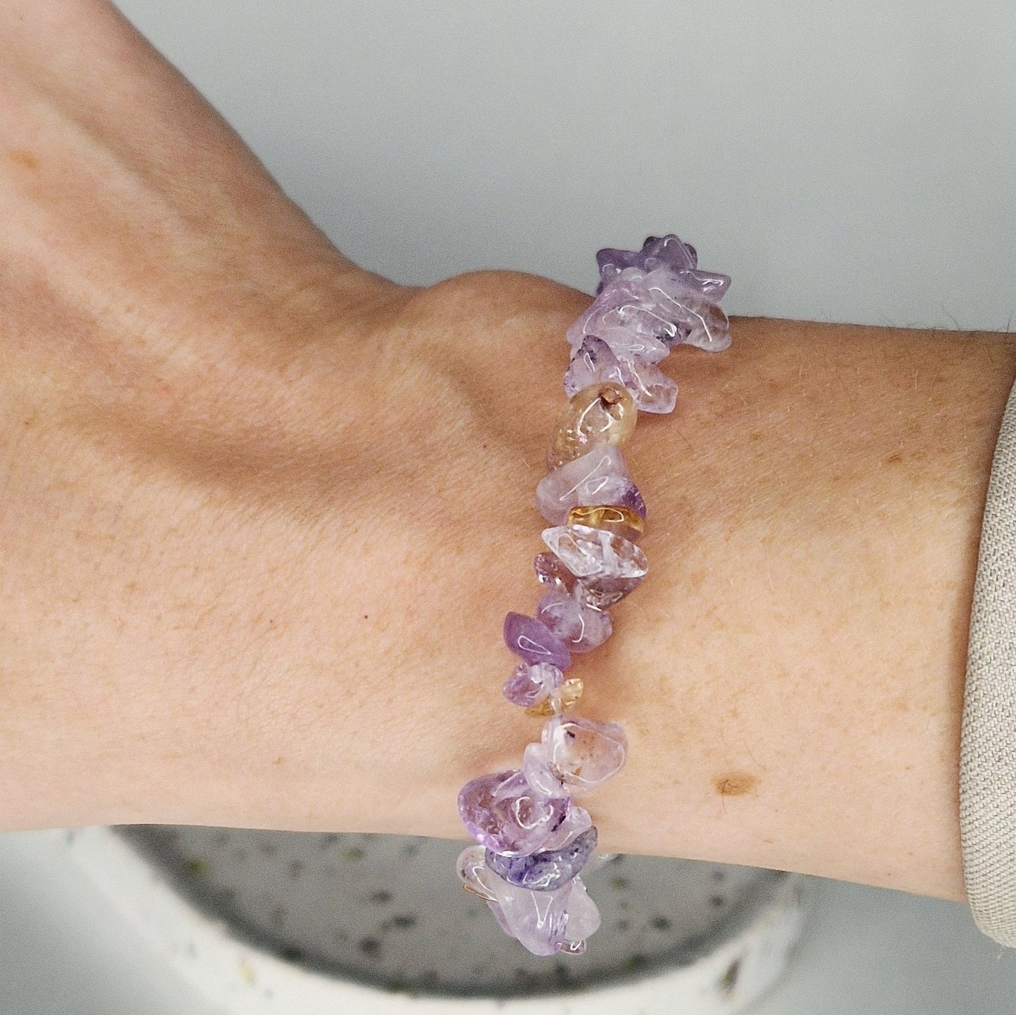 Ametrine Chip Armband