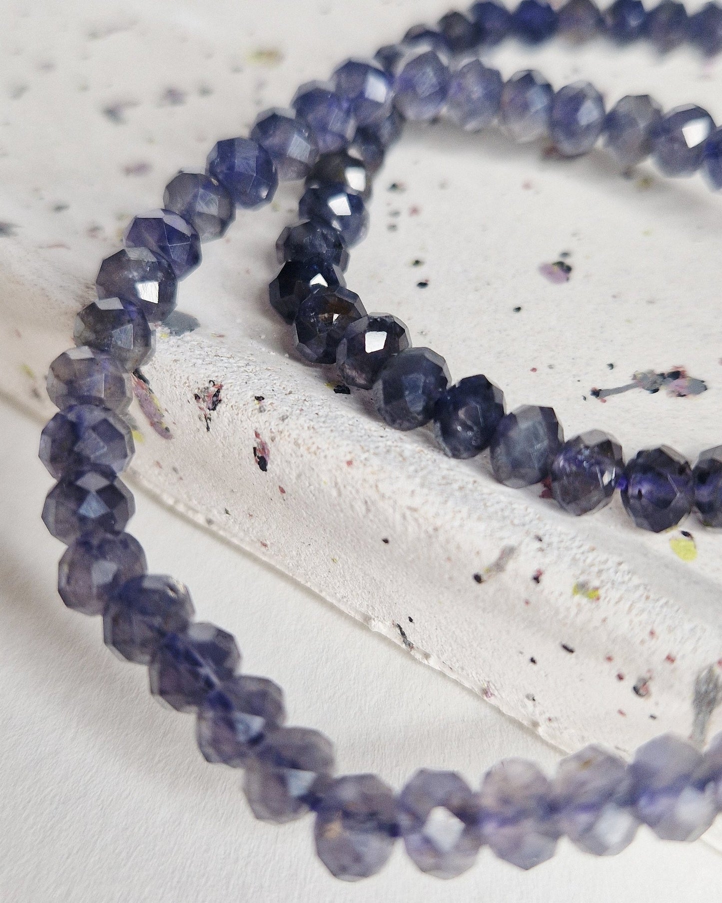 Iolite Facet Bracelet