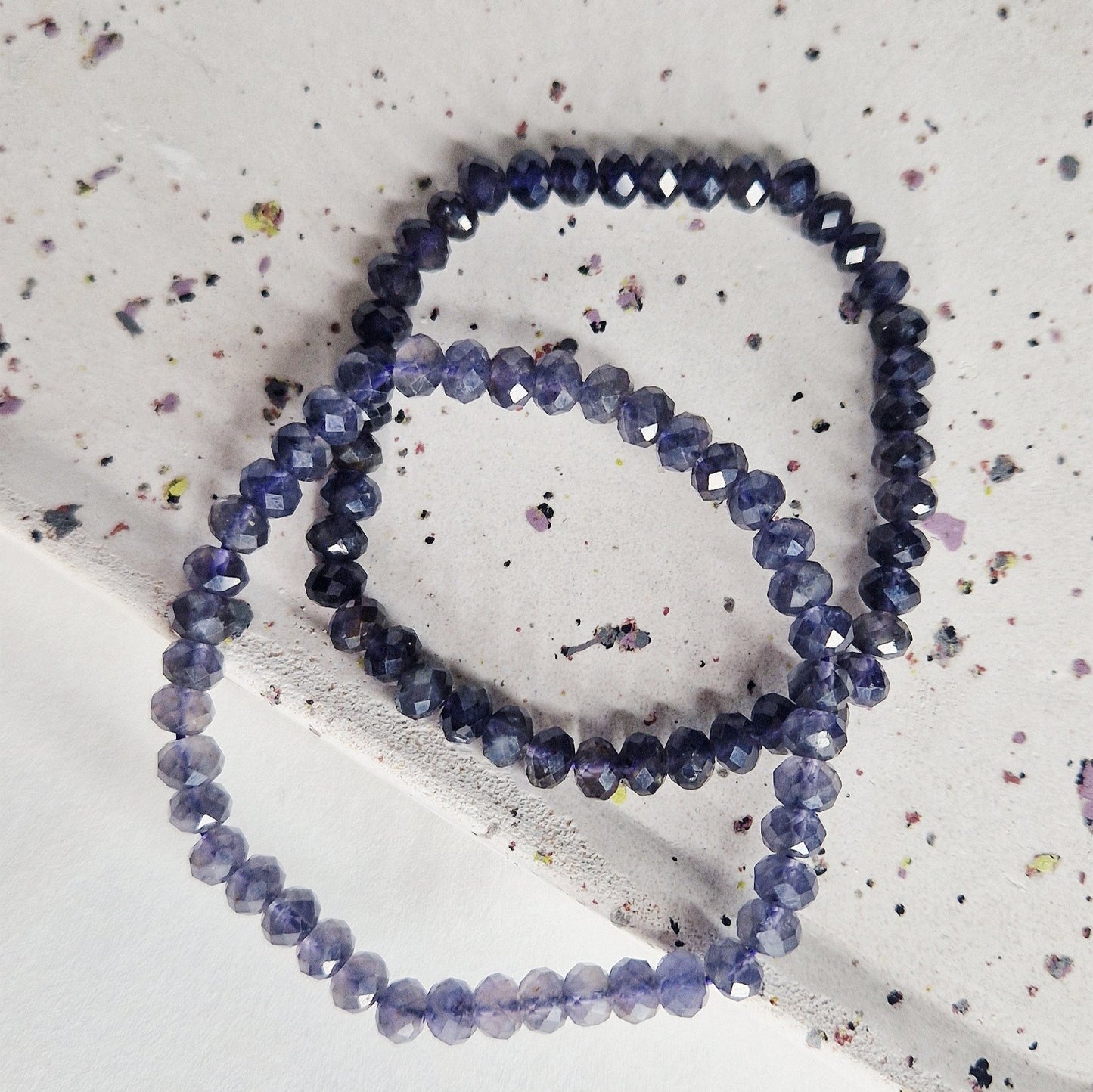 Iolite Facet Bracelet