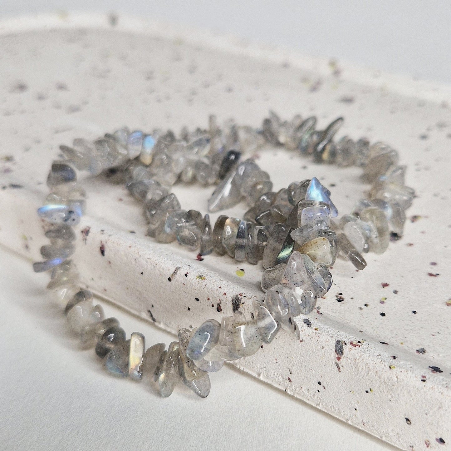 Labradorite Chip Bracelet