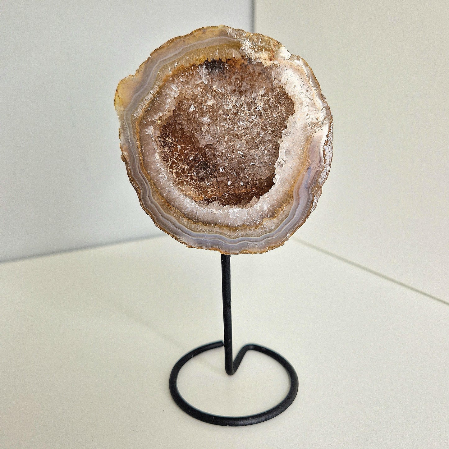 Agate Geode on Holder