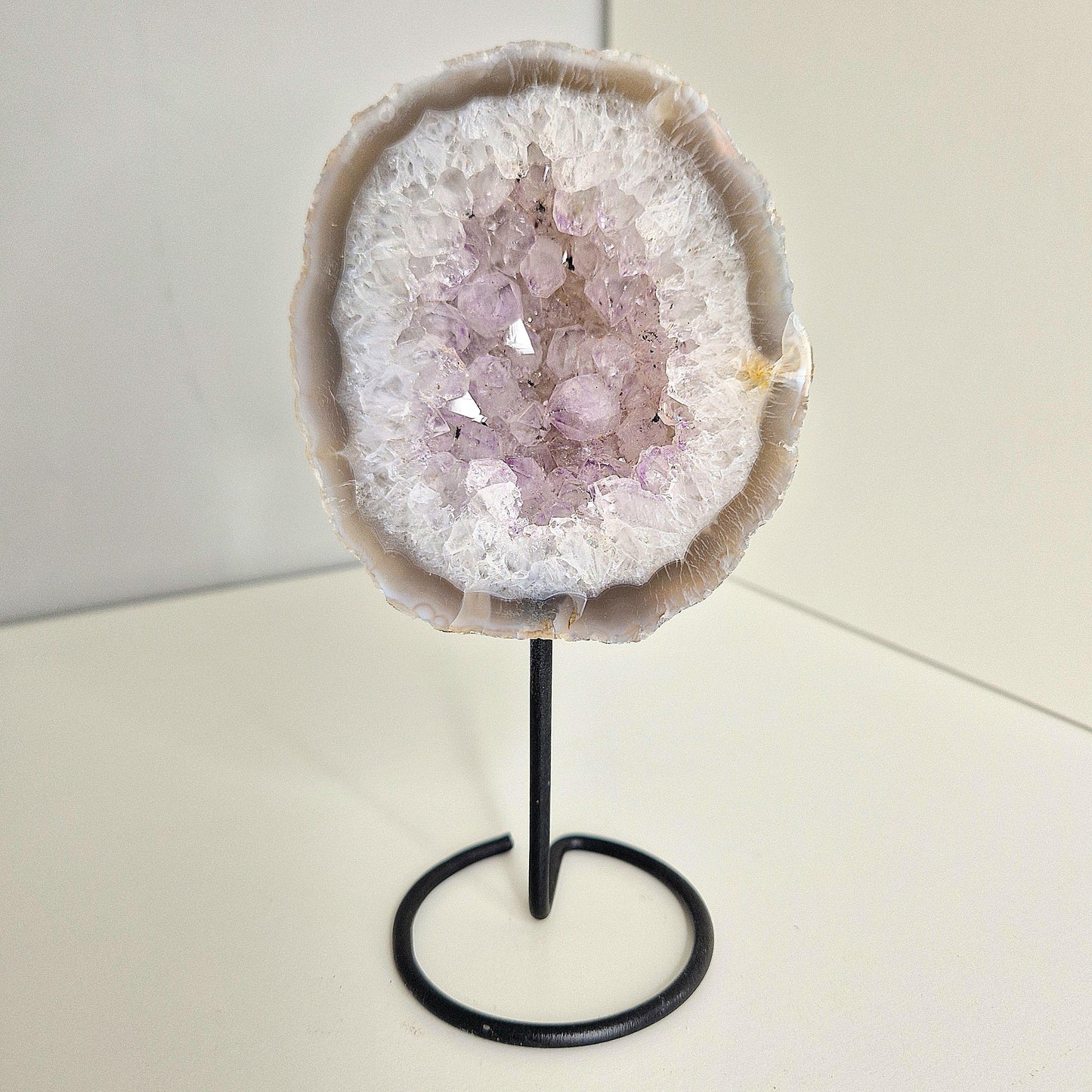Agate Geode on Holder