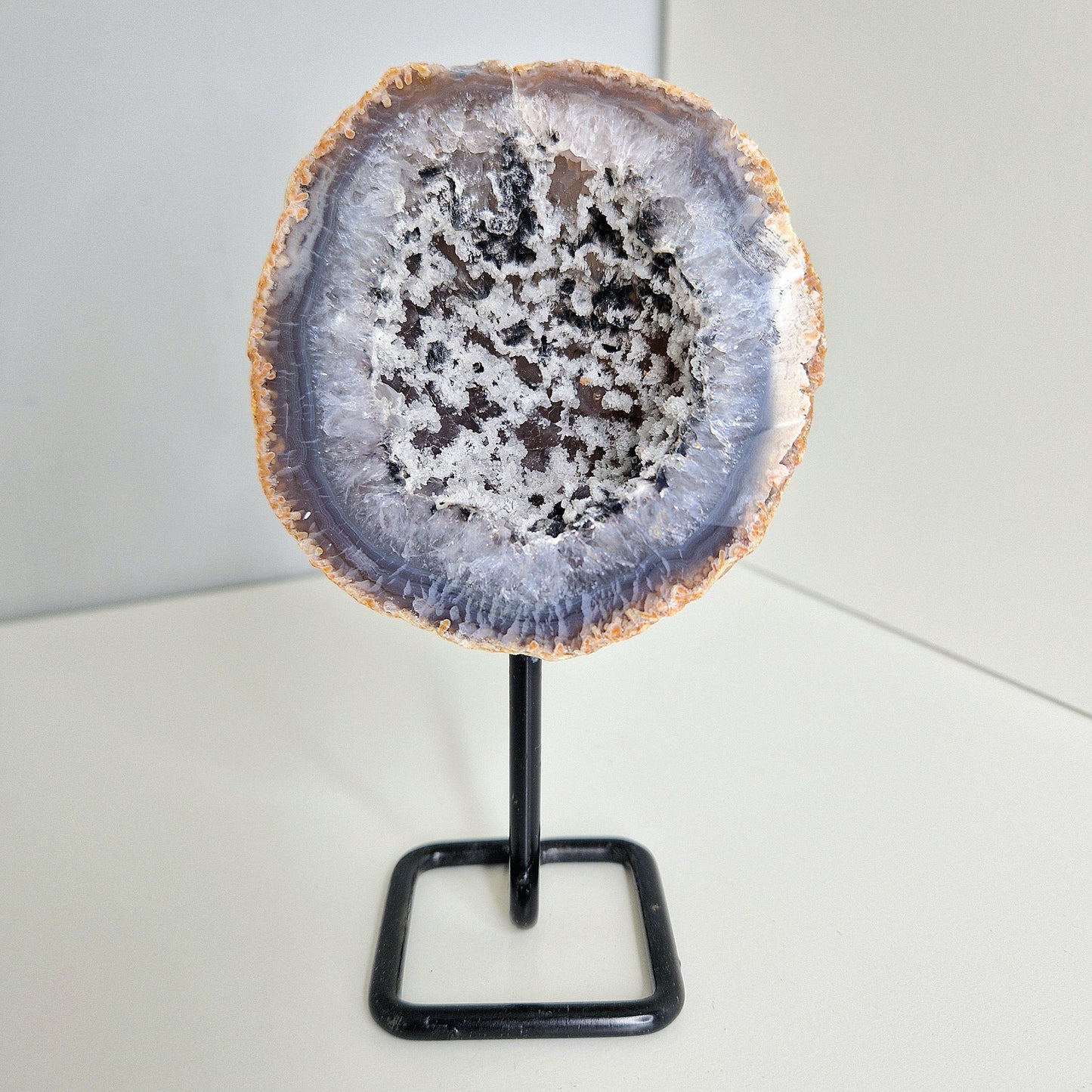 Agate Geode on Holder