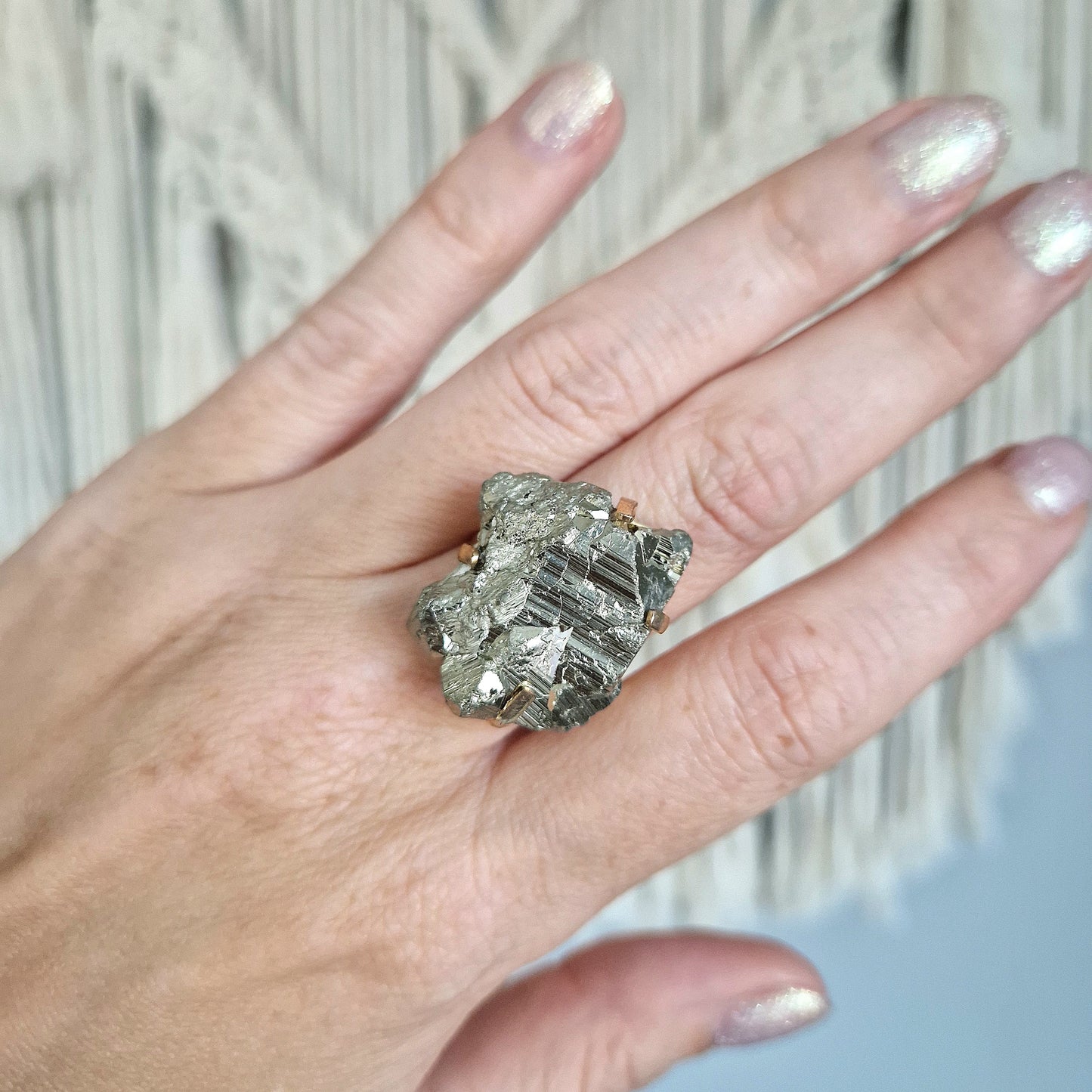 Pyrite ring